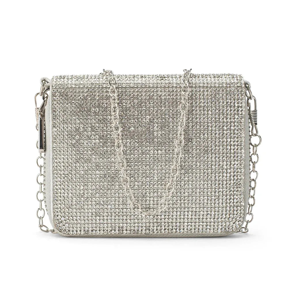 Texas Silver Dazzle Clutch