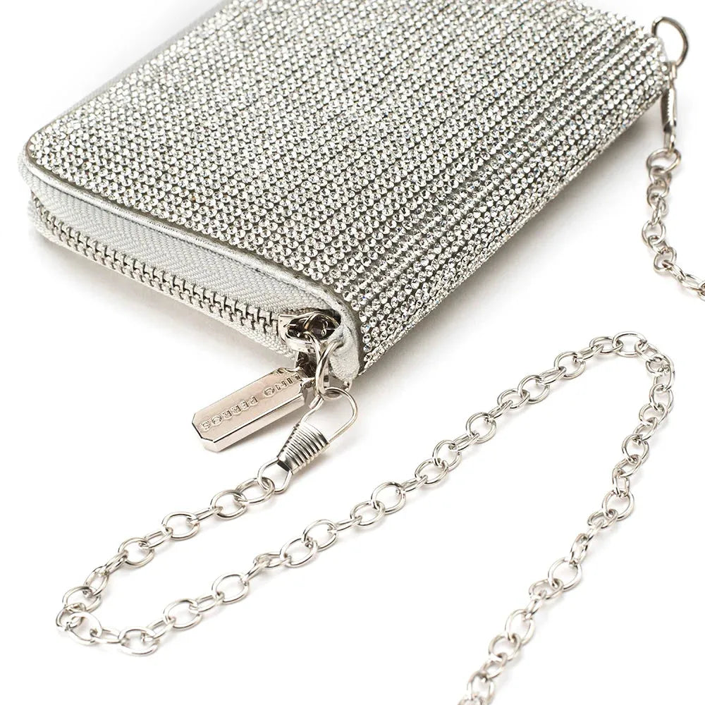 Texas Silver Dazzle Clutch