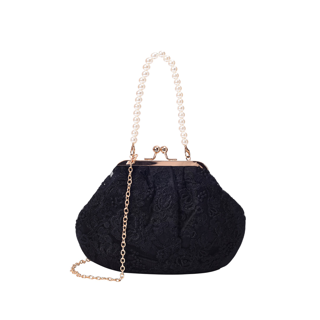 Texas Empress Black Potli Bag