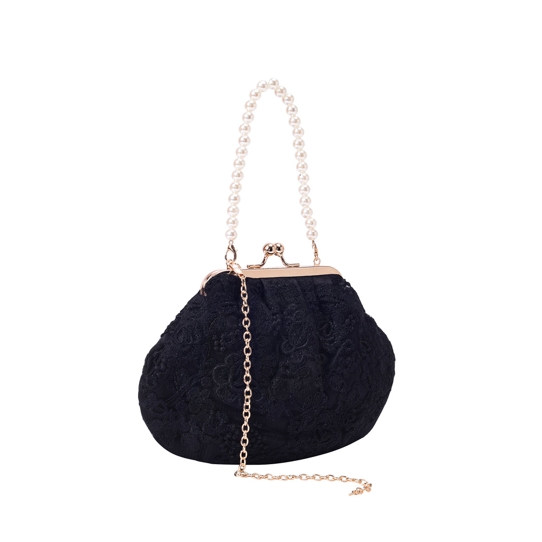 Texas Empress Black Potli Bag